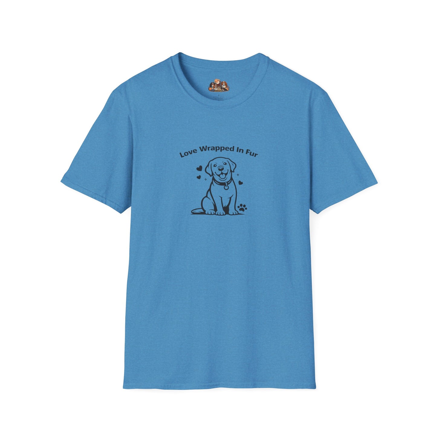 Love Wrapped In Fur —  Dog Lover T-Shirt
