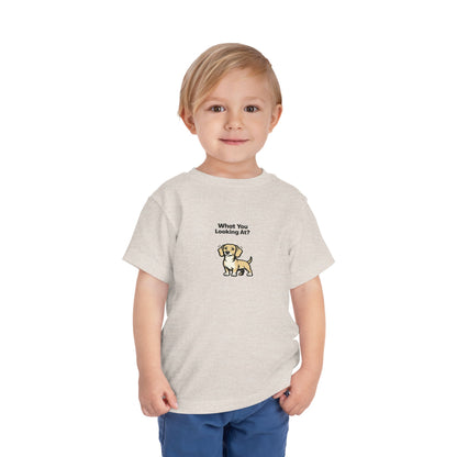 What You Looking At?  -- Toddler Dog Lover Tee