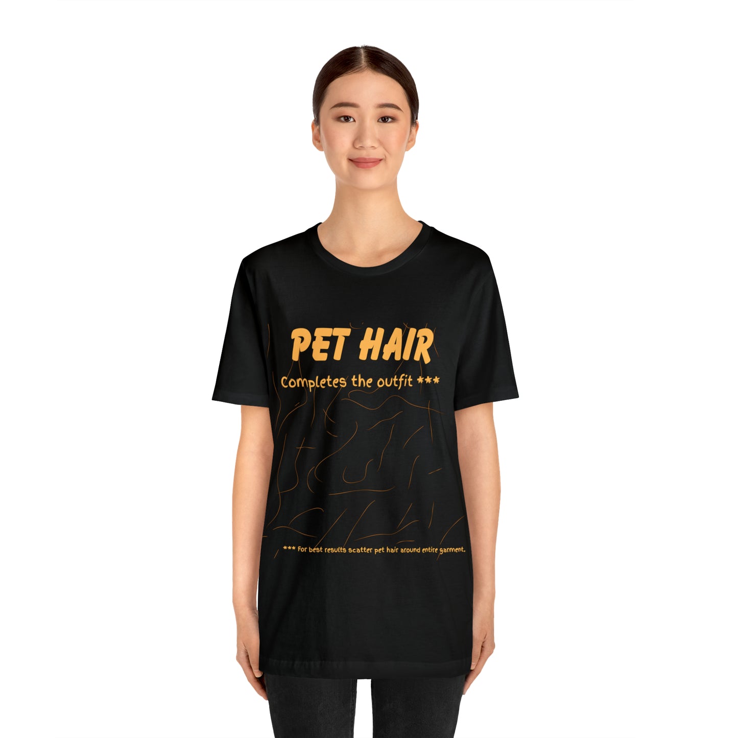 GOLD Pet Hair Completes the Outfit Jersey Tee