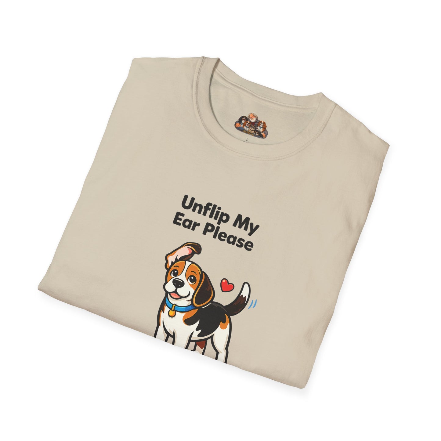Unflip My Ear Please  — Soft-Color Minimalist Family Collection For Adult Dog Lovers