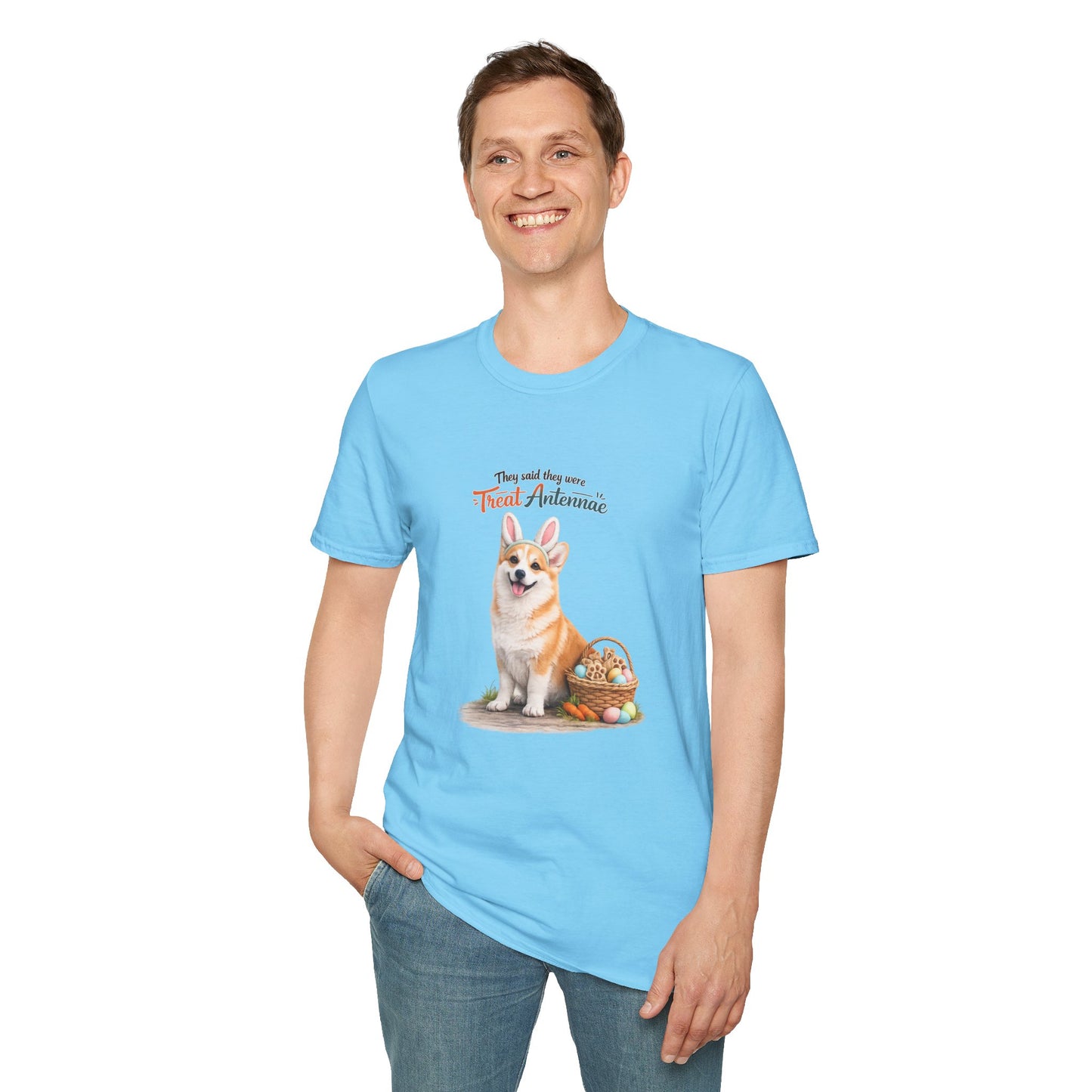 Corgi Treat Antenna™ – Easter Dog Lover Tee