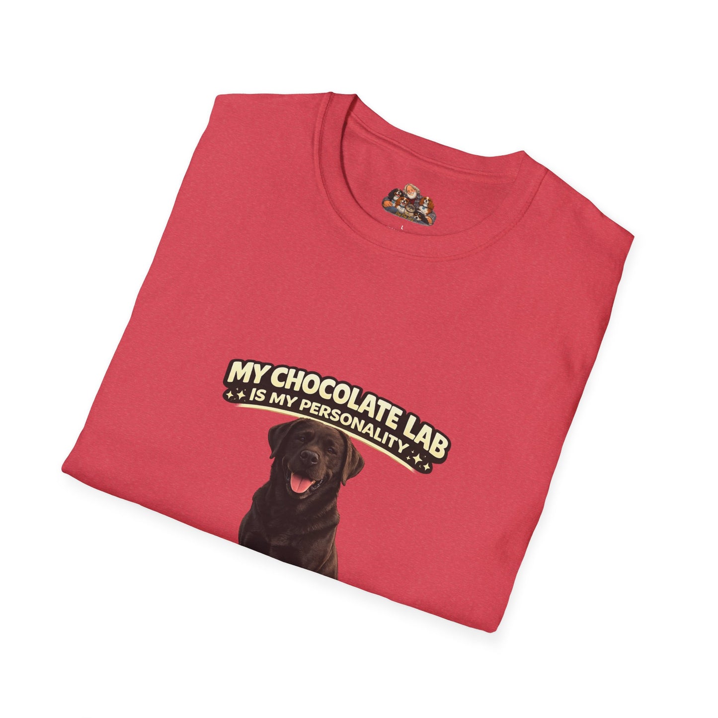 My Chocolate Lab is My Personality – Snack Driven. Love Powered – Personalized Custom Dog Breed Shirt