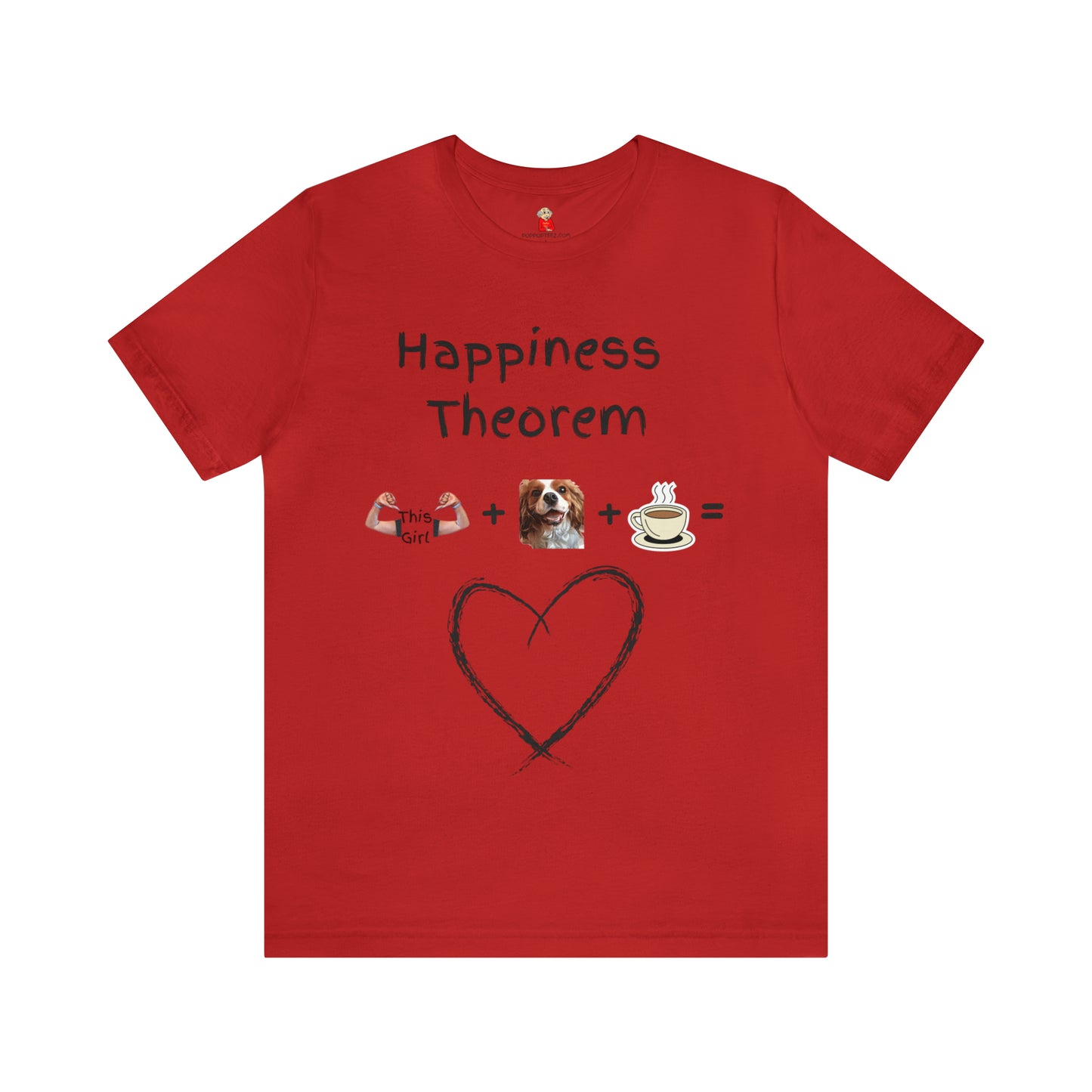 This Girl + Cavalier + Coffee = Happiness   Unisex Jersey Tee