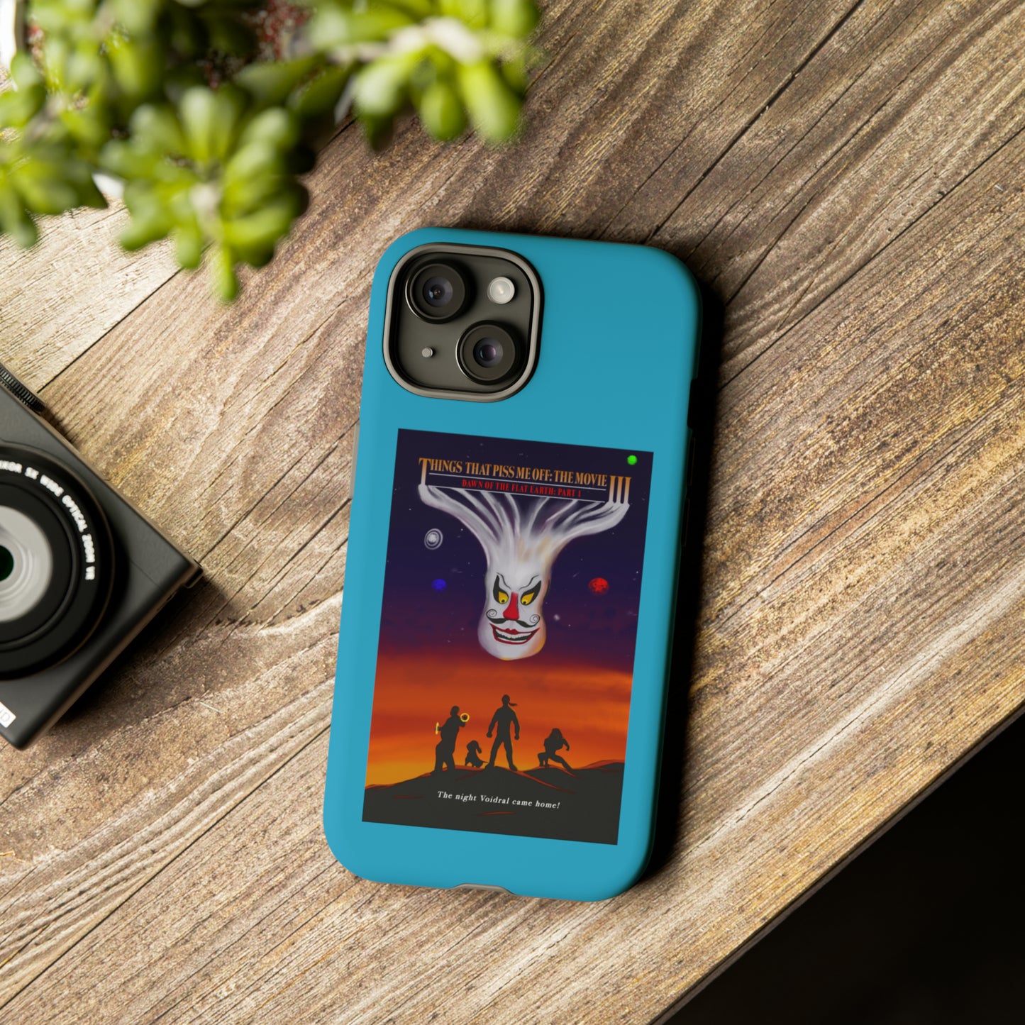 Dawn Of The Flat Earth: Part I Tough Phone Case (turquoise)