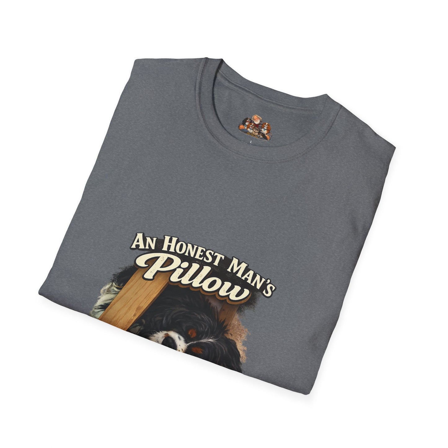 An Honest Man's Pillow Is His Peace Of Mind  —  Dog Lover T-Shirt