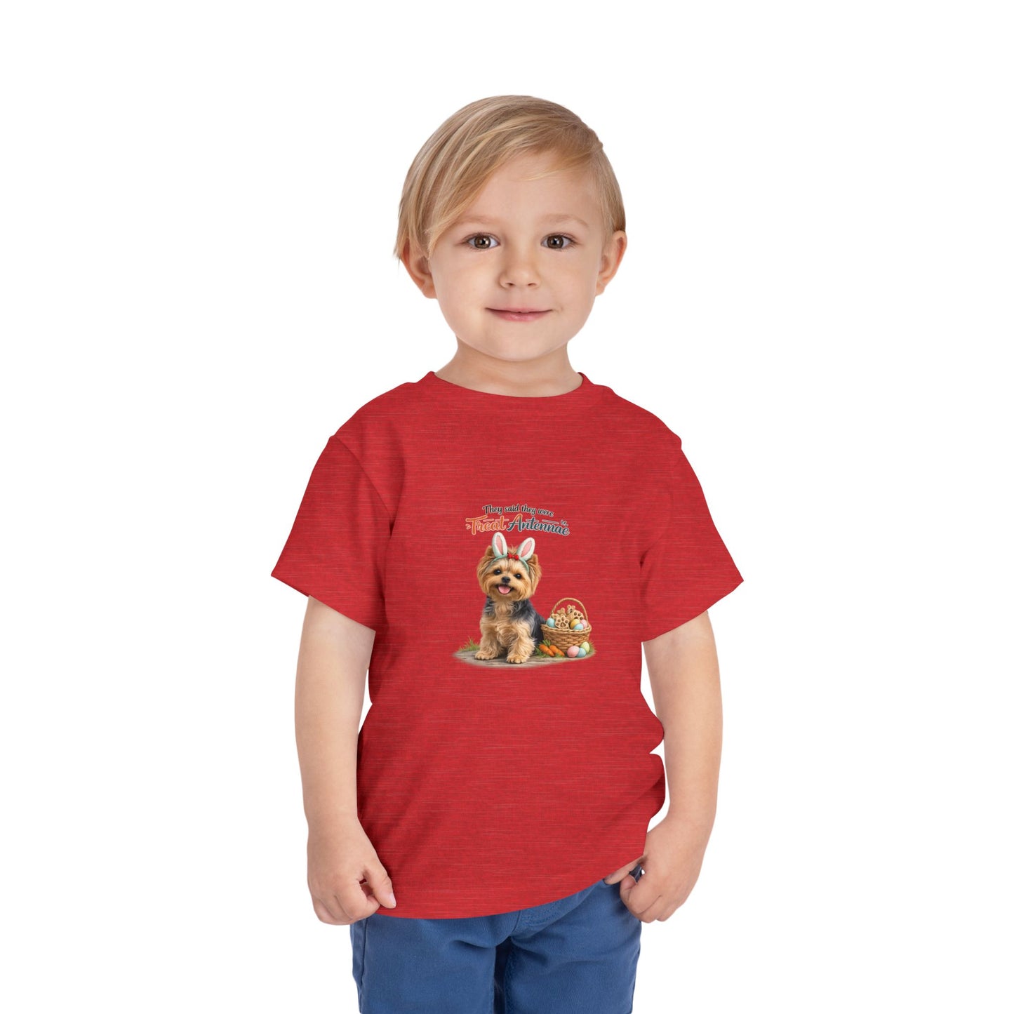 Yorkshire Terrier Treat Antennae™ -- Toddler Dog Lover Tee