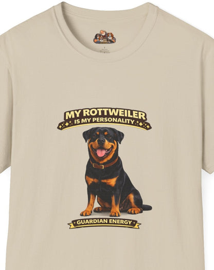 My Rottweiler Is My Personality -- Personalized Dog Breed T-Shirt