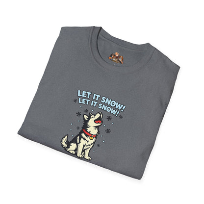 Let It Snow ! Let It Snow!  —  Soft-Color Minimalist Family Collection For Adult Dog Lovers
