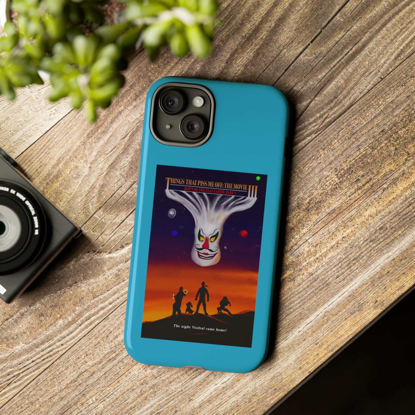 Dawn Of The Flat Earth: Part I Tough Phone Case (turquoise)