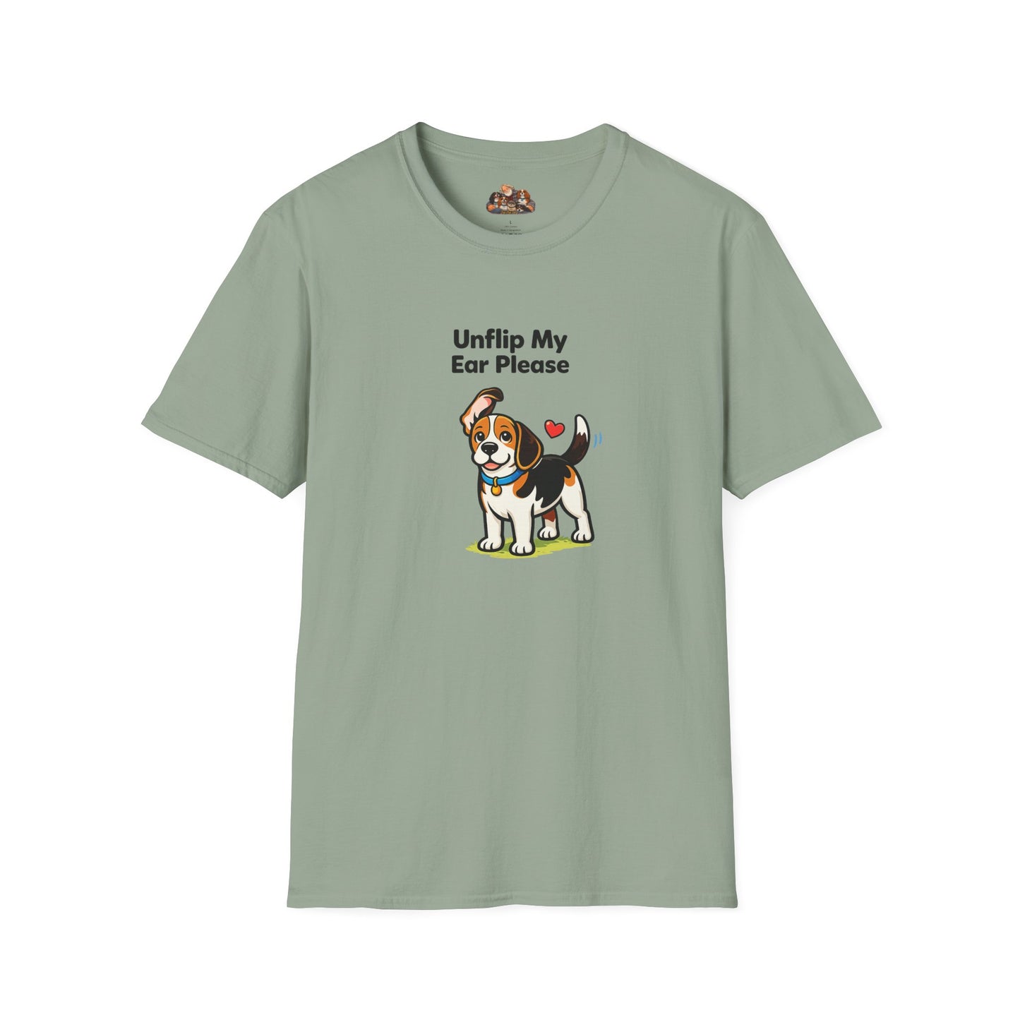Unflip My Ear Please  — Soft-Color Minimalist Family Collection For Adult Dog Lovers
