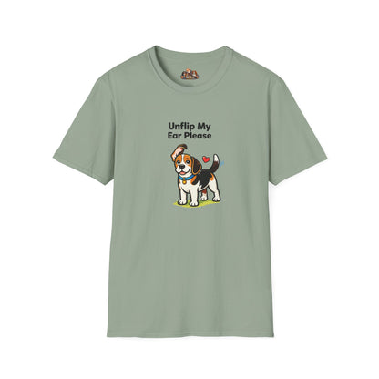 Unflip My Ear Please  — Soft-Color Minimalist Family Collection For Adult Dog Lovers