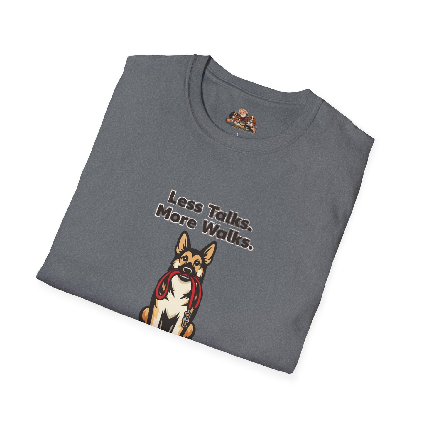 Less Talks. More Walks.  —  Soft-Color Minimalist Family Collection For Adult Dog Lovers