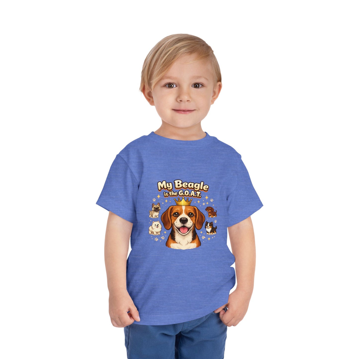 Let your toddler show their pride -- "My Beagle is the G.O.A.T." – Toddler T-Shirt