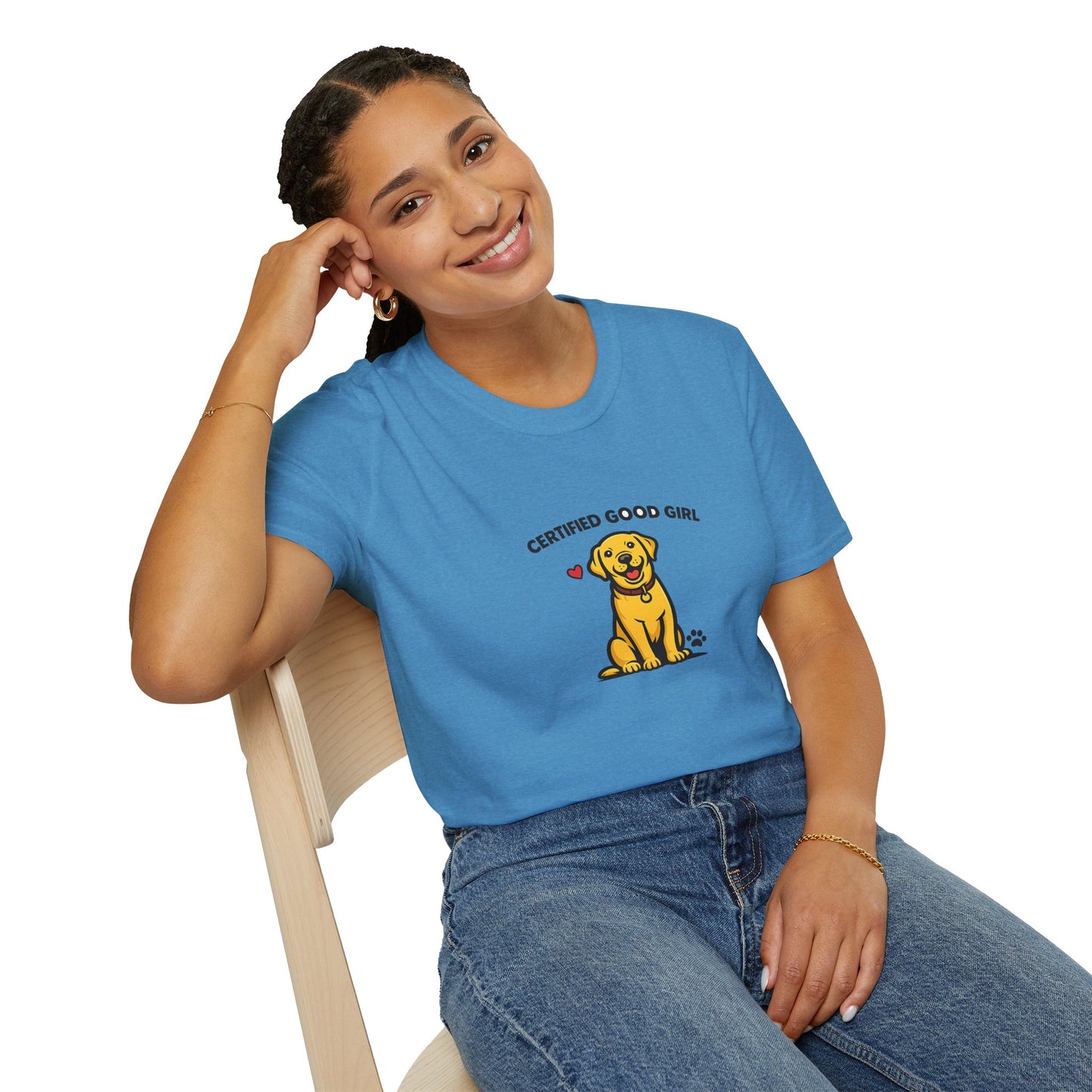 Certified Good Girl  —  Soft-Color Minimalist Family Collection For Adult Dog Lovers