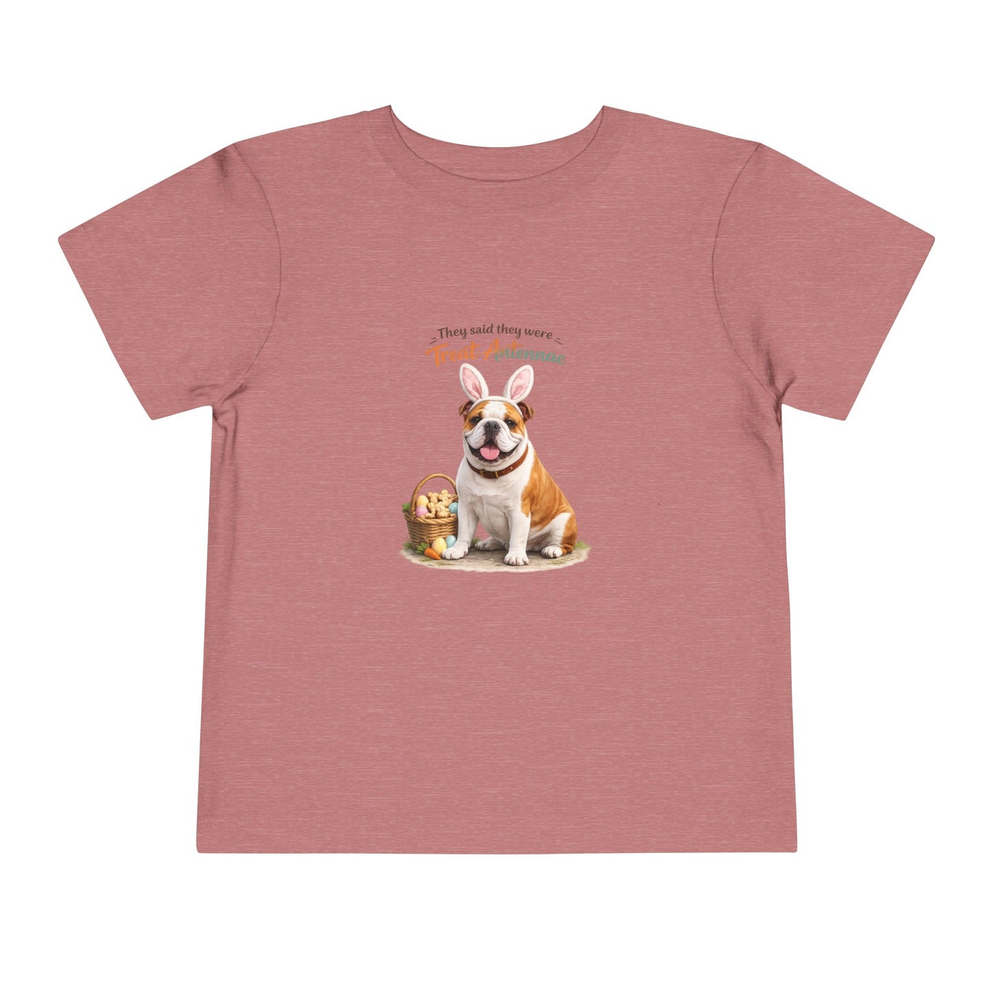 Bulldog Treat Antennae™ -- Toddler Dog Lover Tee