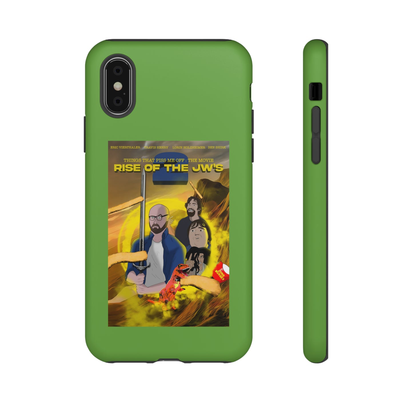 Rise Of The JW's Tough Phone Case (green)