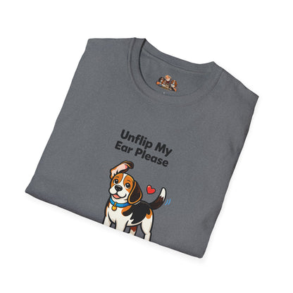 Unflip My Ear Please  — Soft-Color Minimalist Family Collection For Adult Dog Lovers