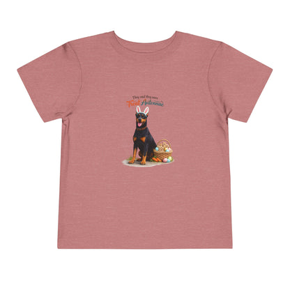 Doberman Treat Antennae™ -- Toddler Dog Lover Tee