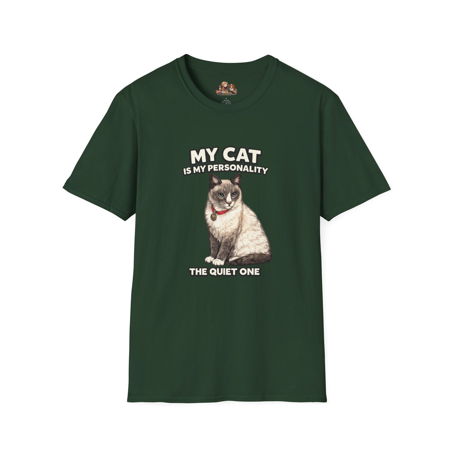 My Cat Is My Personality – "The Quiet One" – Personalized Custom Cat Shirt