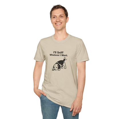 I'll Sniff Whatever I Want  —  Black And White Minimalist Family Collection For Adult Dog Lovers
