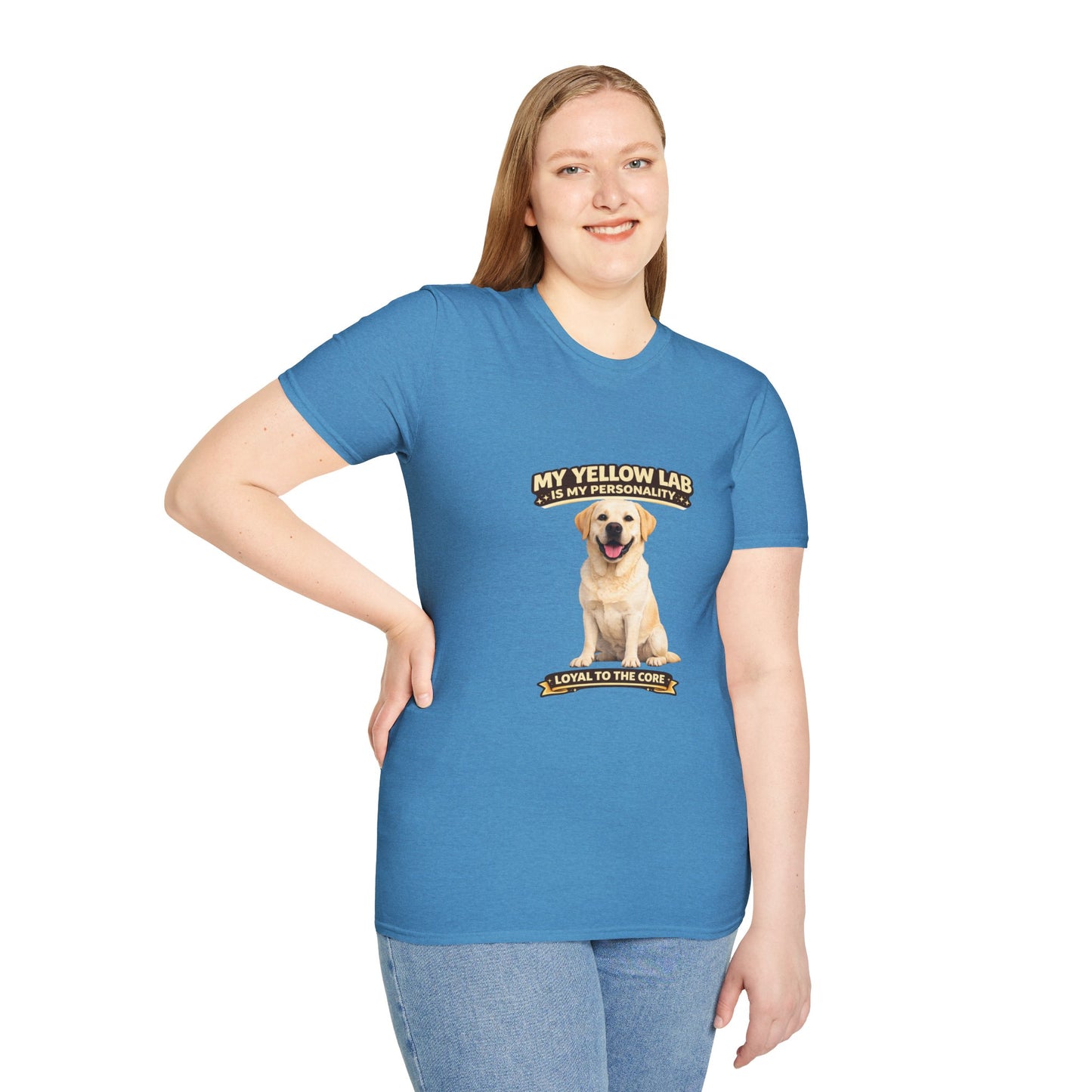 My Yellow Lab Is My Personality – Loyal To The Core – Personalized Dog Breed Shirt