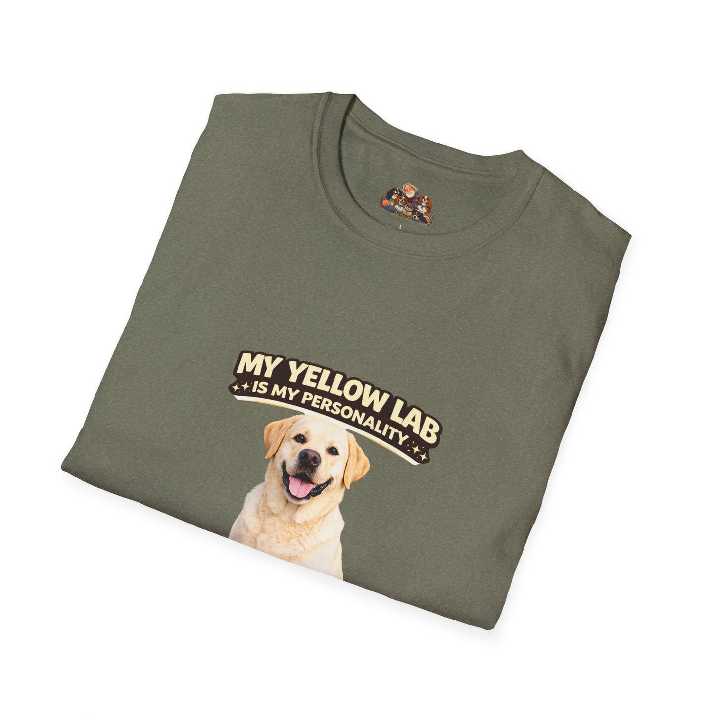 My Yellow Lab is My Personality – Certified Good Vibes – Personalized Dog Breed Shirt