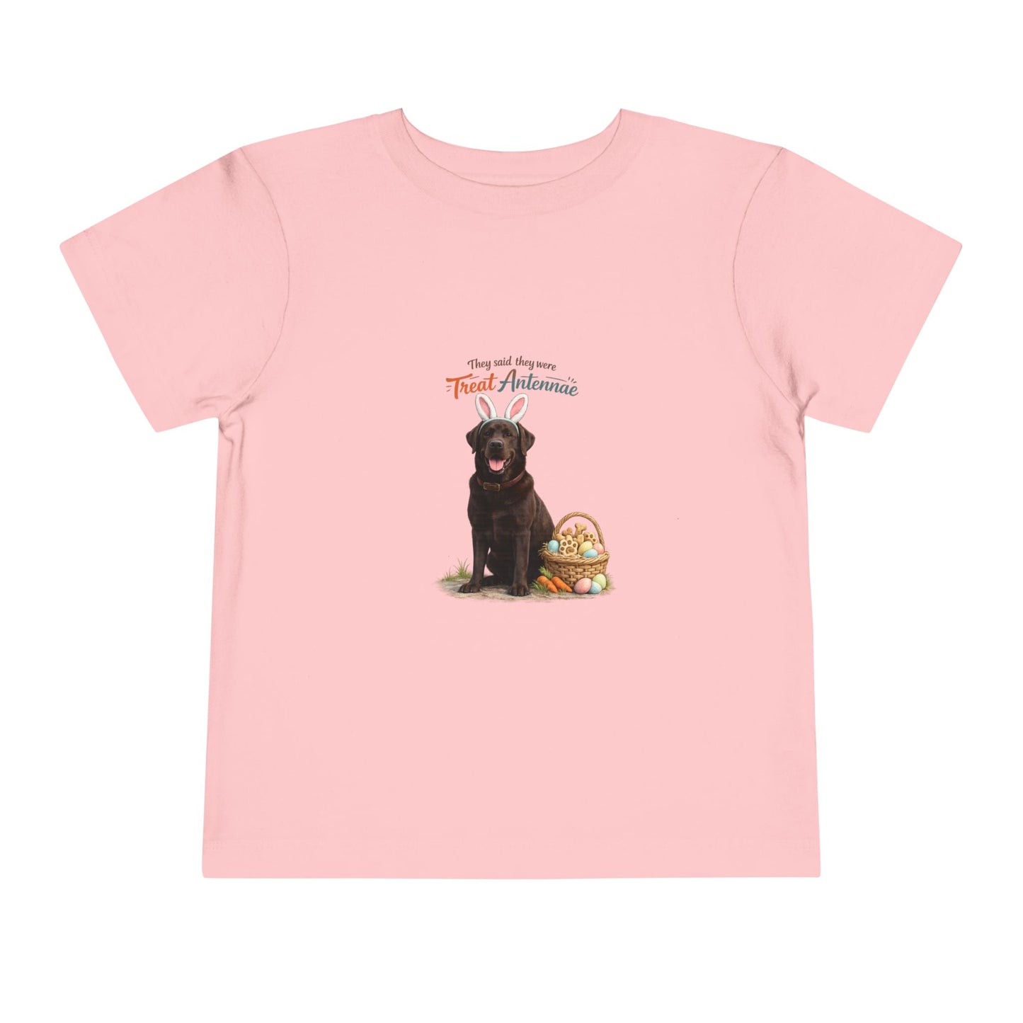 Chocolate Lab Treat Antennae™ -- Toddler Dog Lover Tee