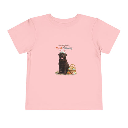 Chocolate Lab Treat Antennae™ -- Toddler Dog Lover Tee