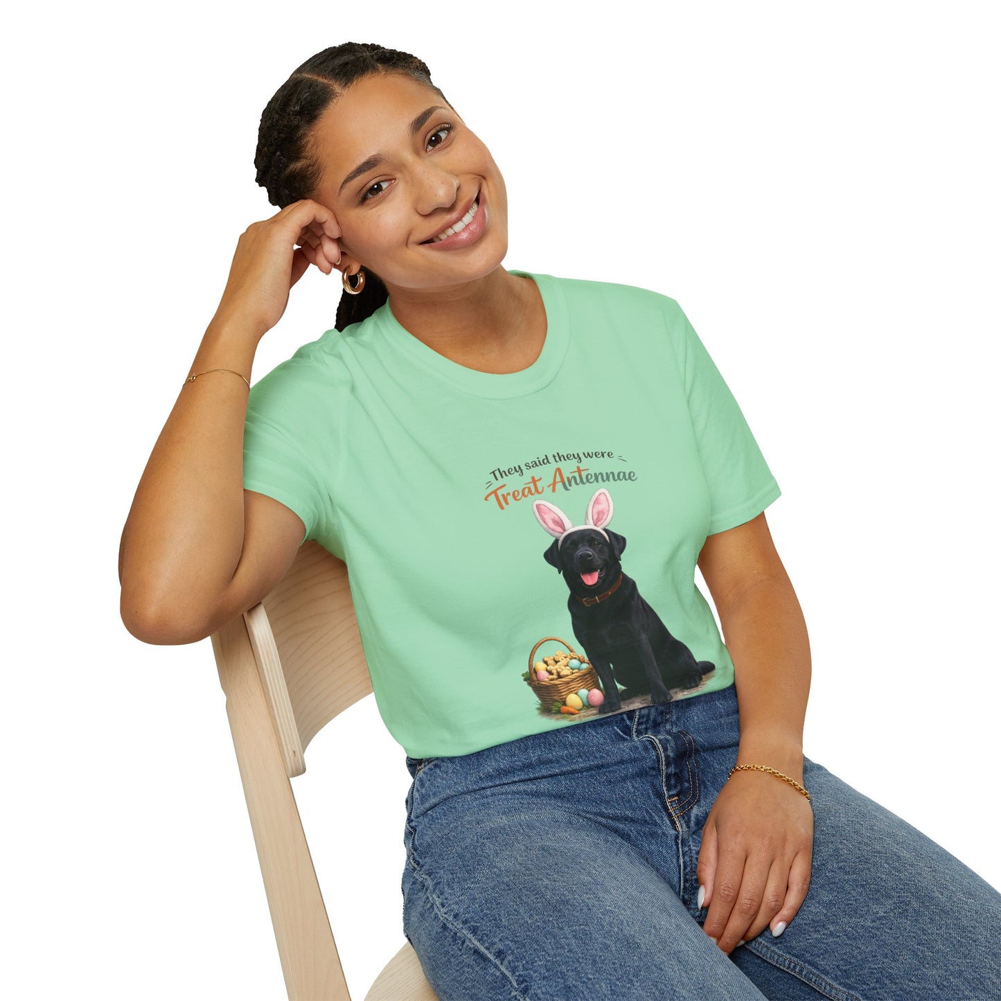 Black Lab Treat Antenna™ – Easter Black Lab Lover T-Shirt