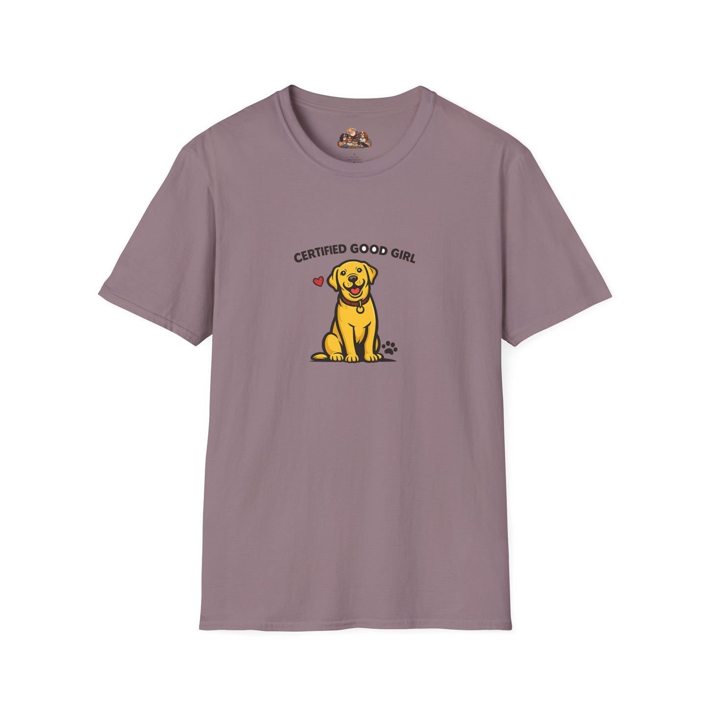 Certified Good Girl  —  Soft-Color Minimalist Family Collection For Adult Dog Lovers