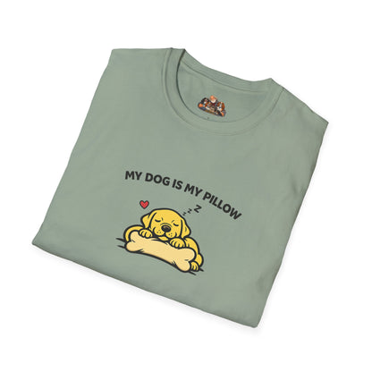My Dog Is My Pillow  —  Soft-Color Minimalist Family Collection For Adult Dog Lovers