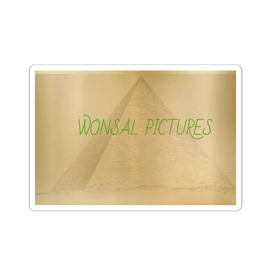 Wonsal Pictures Kiss-Cut Stickers, Minimalist Decor, Laptop Brand Stickers, Gold Aesthetic, Unique Gift Ideas