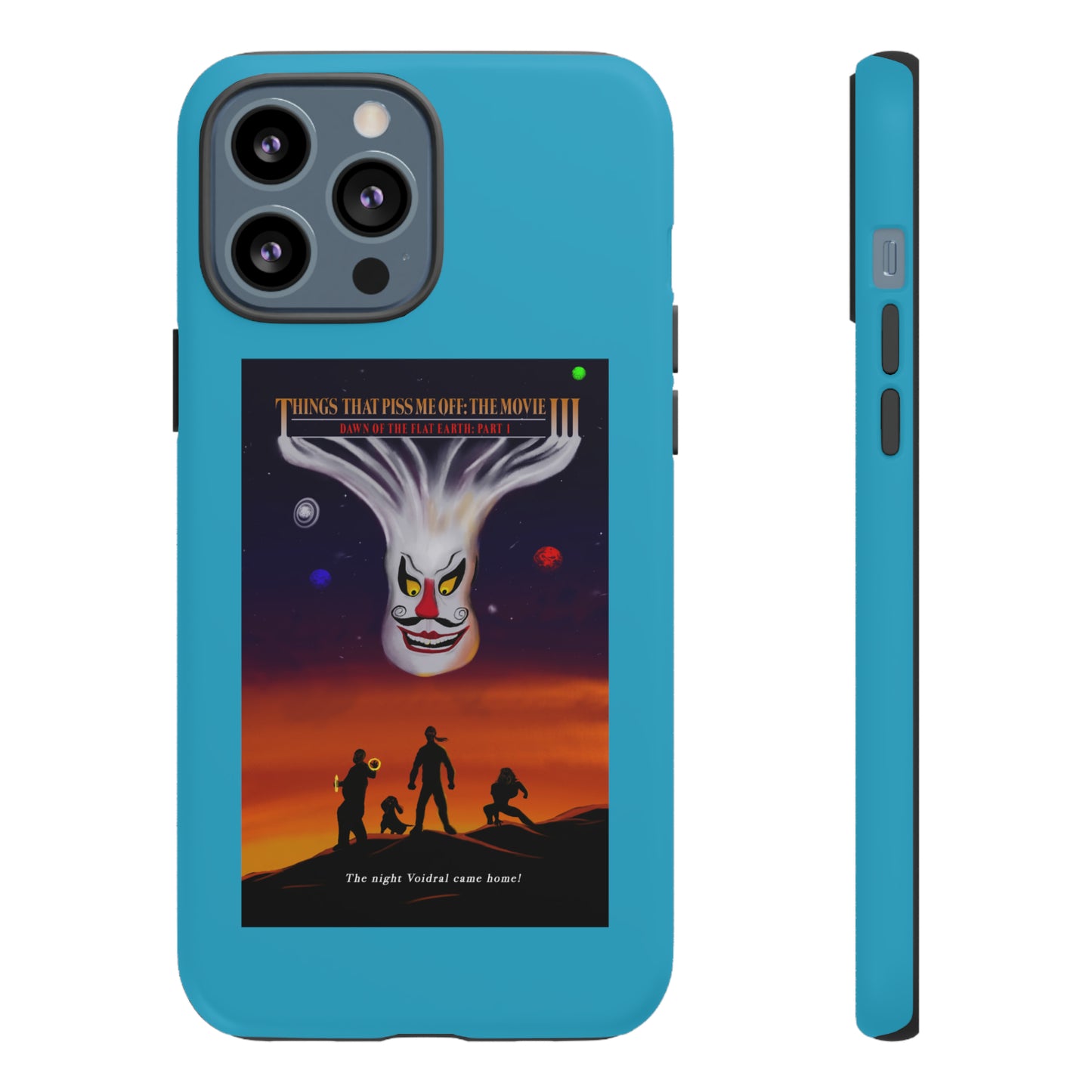 Dawn Of The Flat Earth: Part I Tough Phone Case (turquoise)