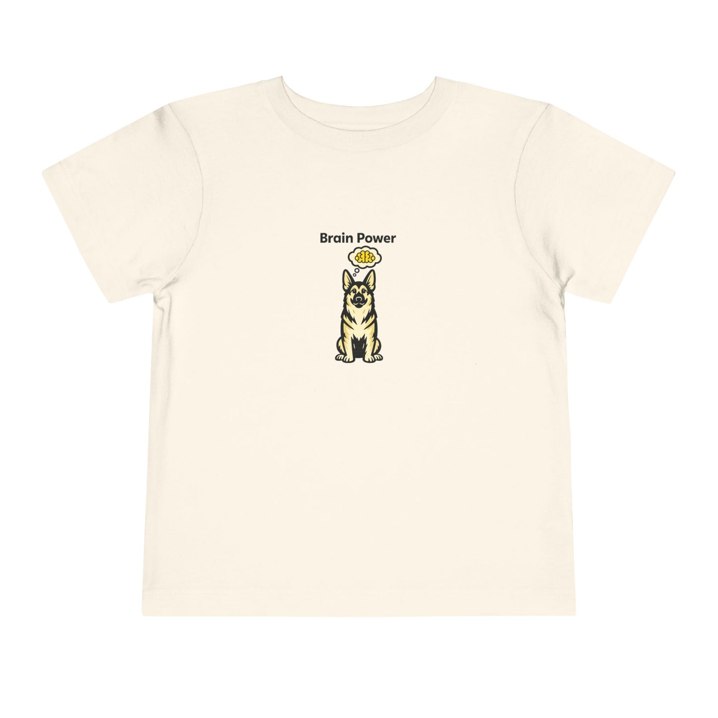 Brain Power  -- Toddler Dog Lover Tee