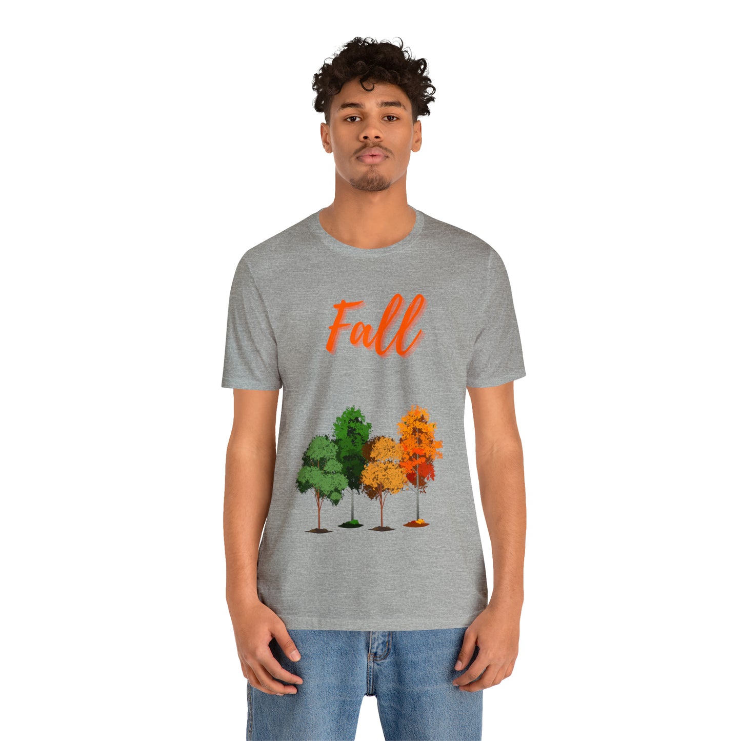 Fall Trees Unisex Jersey Short Sleeve Tee