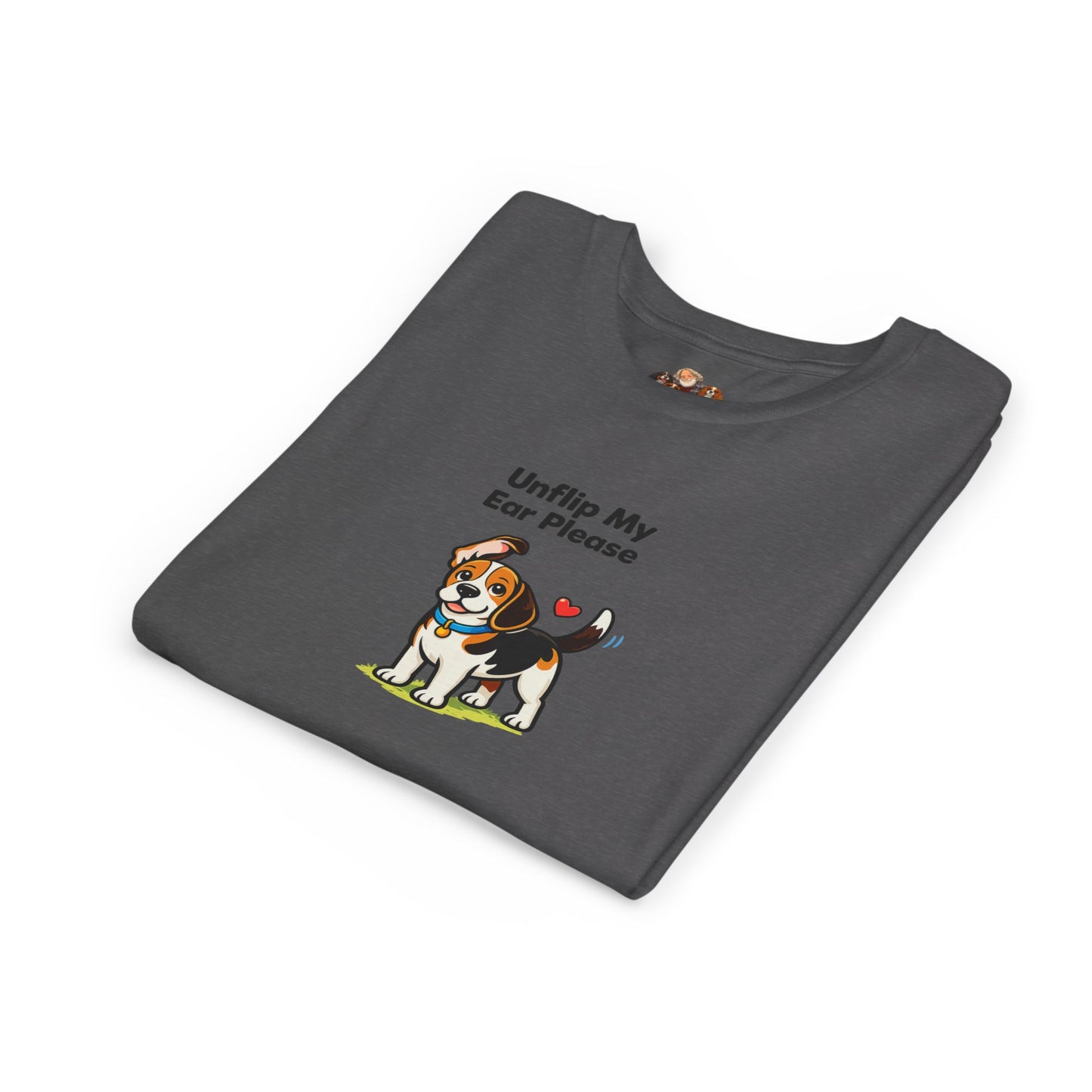 Unflip My Ear Please -- Youth Dog Lover Tee
