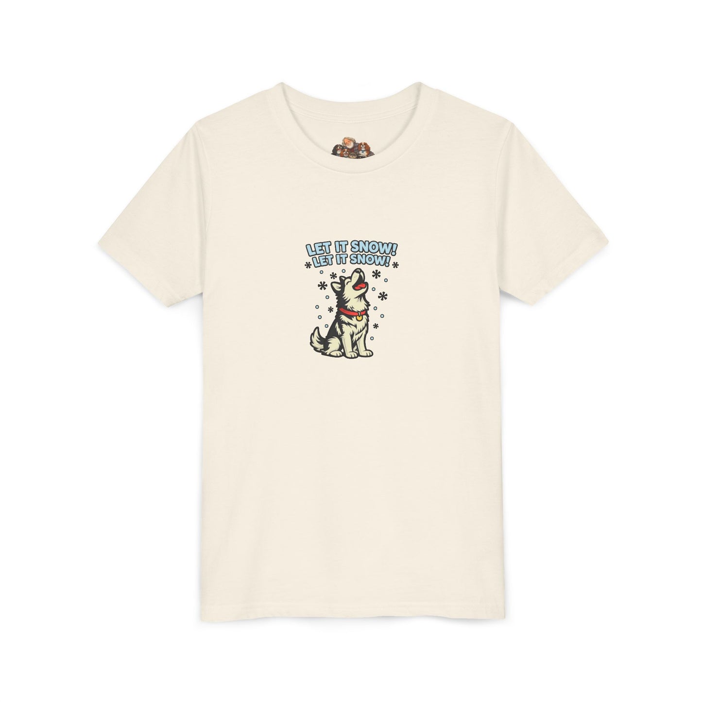 Let It Snow! Let It Snow! -- Youth Dog Lover Tee