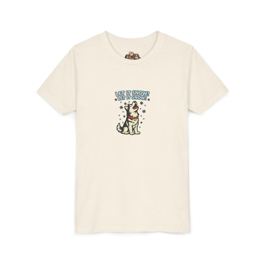 Let It Snow! Let It Snow! -- Youth Dog Lover Tee