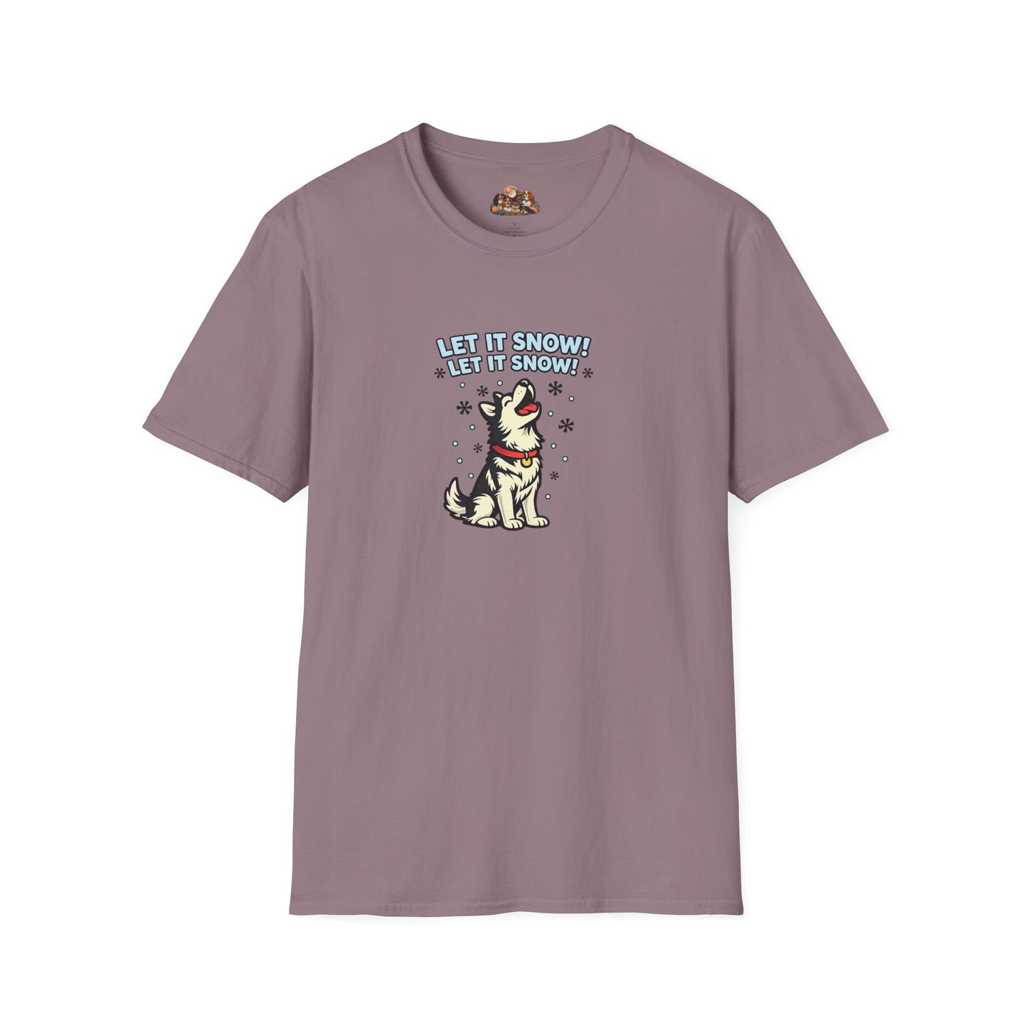 Let It Snow! Let It Snow!  —  Soft-Color Minimalist Family Collection For Adult Dog Lovers
