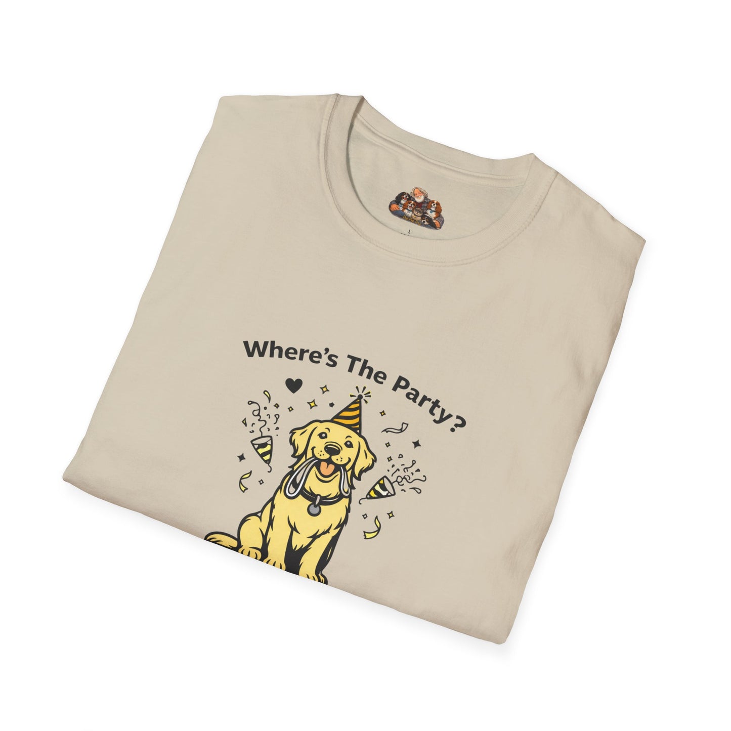 Where's The Party? -- Soft-Color Minimalist Family Collection For Adult Dog Lovers