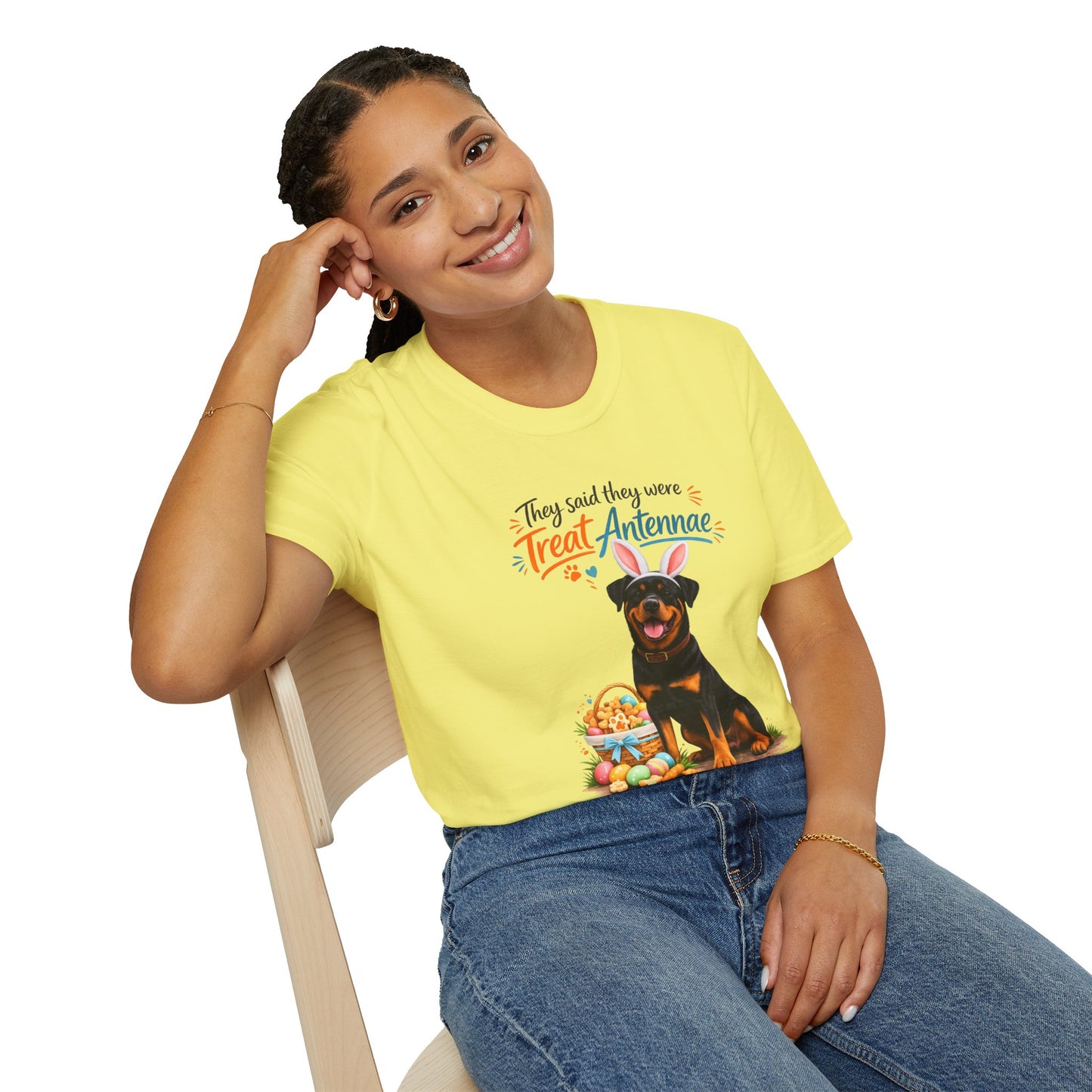 Rottweiler Treat Antennae™  – Easter Dog Lover Tee