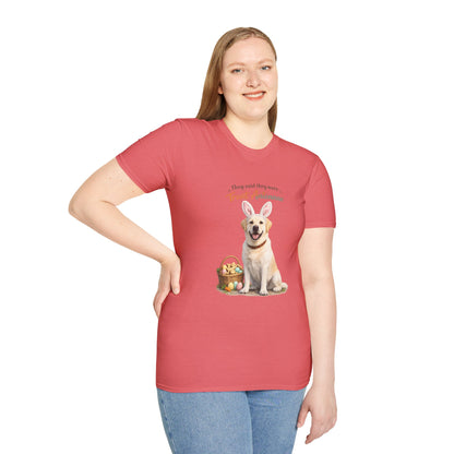 Yellow Lab Treat Antenna™ – Easter Yellow Lab Lover T-Shirt