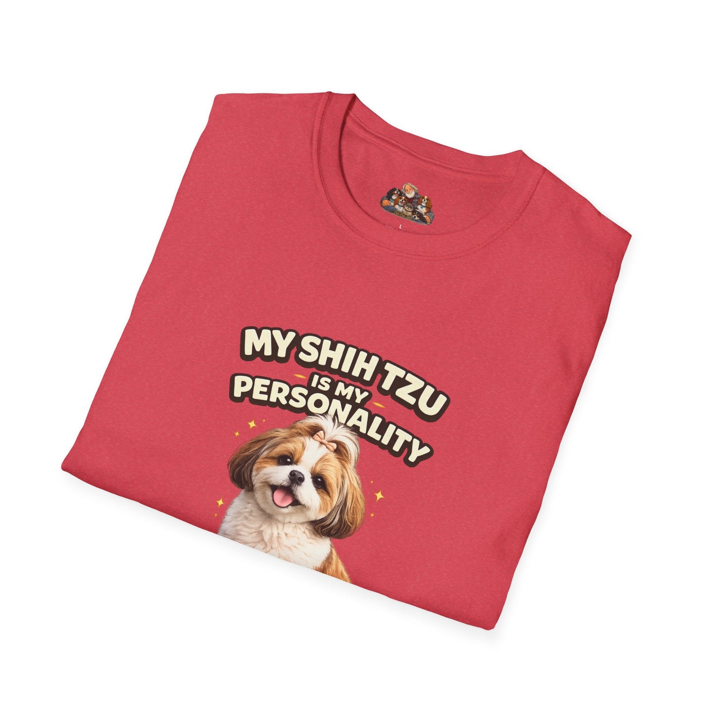 My Shih Tzu Is My Personality – Small & Spoiled – Personalized Dog Breed Tee