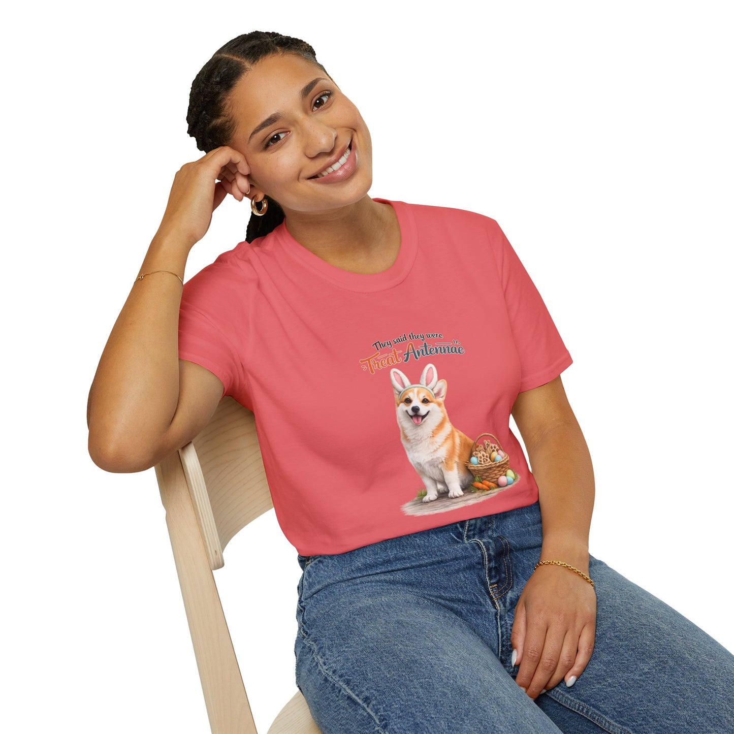 Corgi Treat Antenna™ – Easter Dog Lover Tee