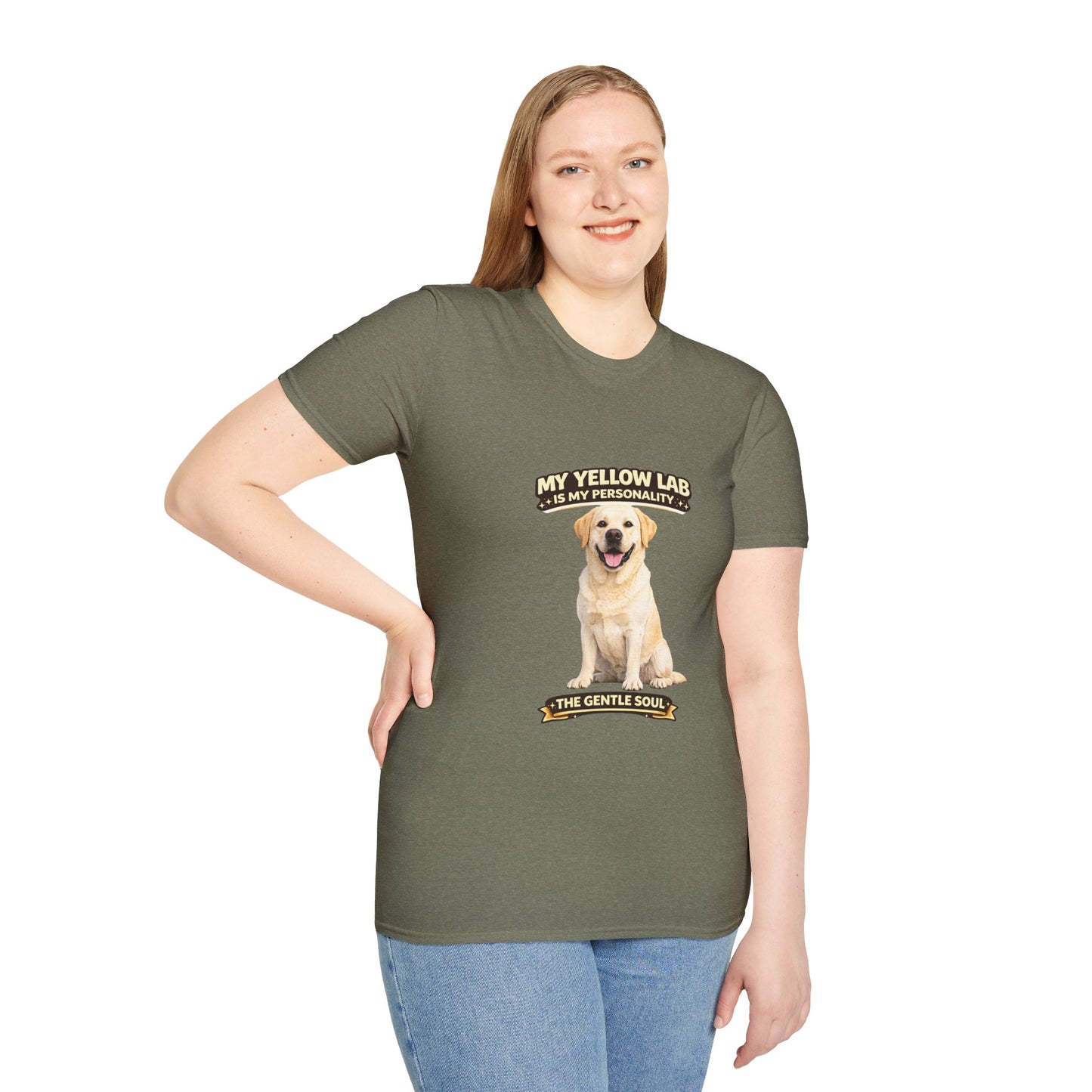My Yellow Lab is My Personality – The Gentle Soul – Personalized Dog Breed Shirt