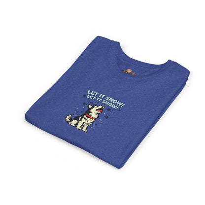 Let It Snow! Let It Snow! -- Youth Dog Lover Tee