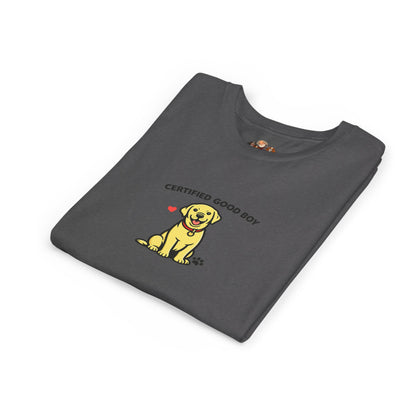 Certified Good Boy -- Youth Dog Lover Tee