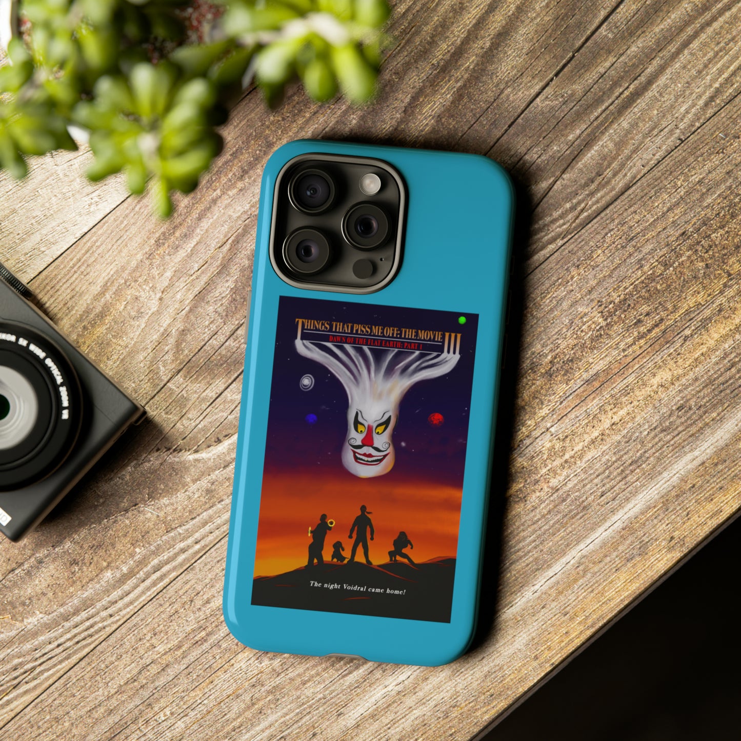 Dawn Of The Flat Earth: Part I Tough Phone Case (turquoise)