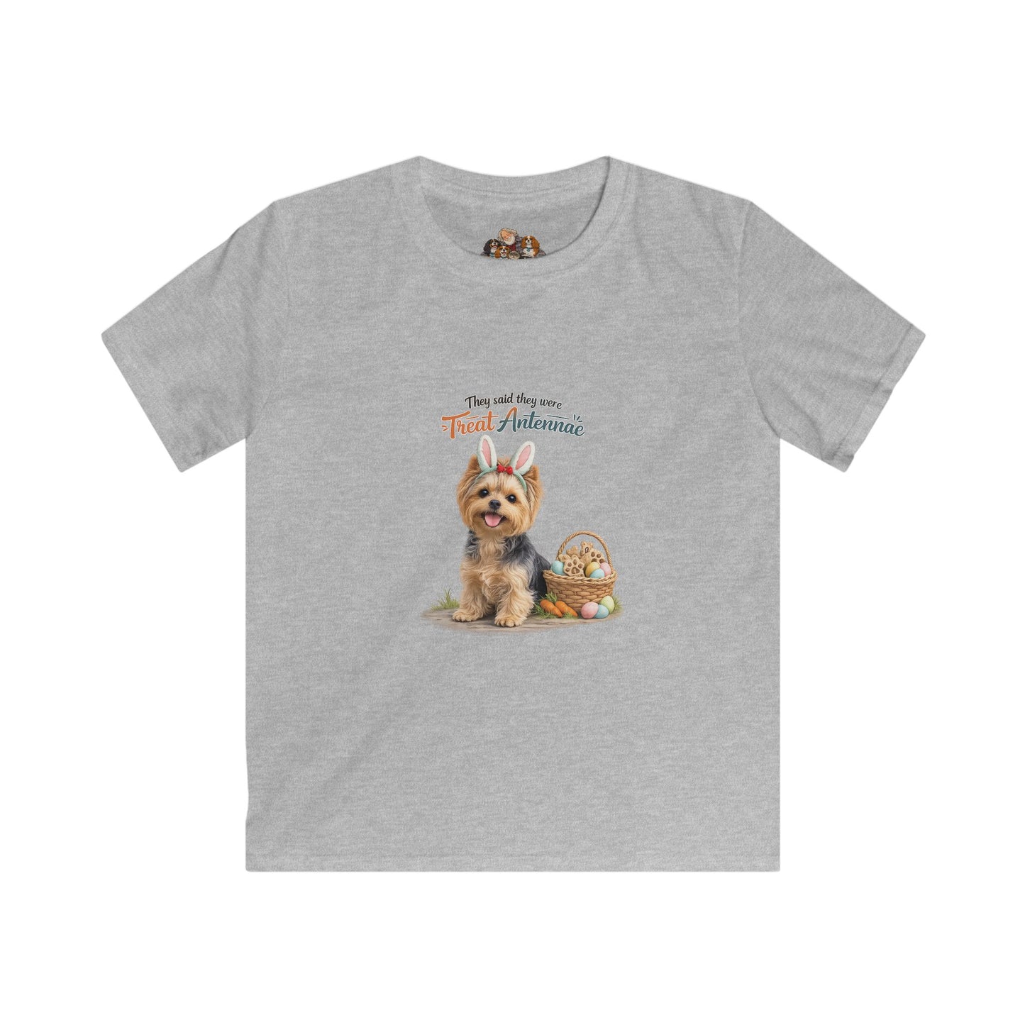 Yorkshire Terrier Treat Antennae™ — Youth Dog Lover Tee