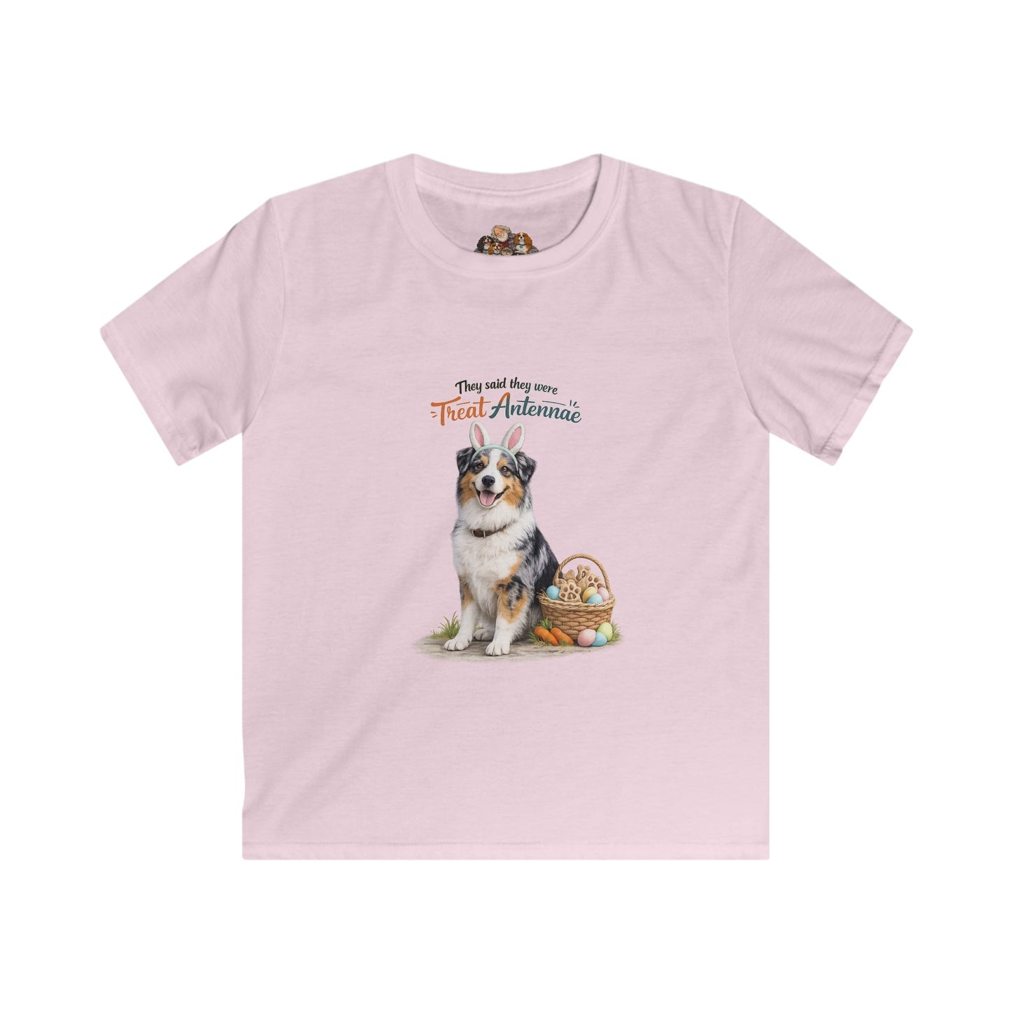 Australian Shepherd Treat Antennae™ — Youth Dog Lover Tee